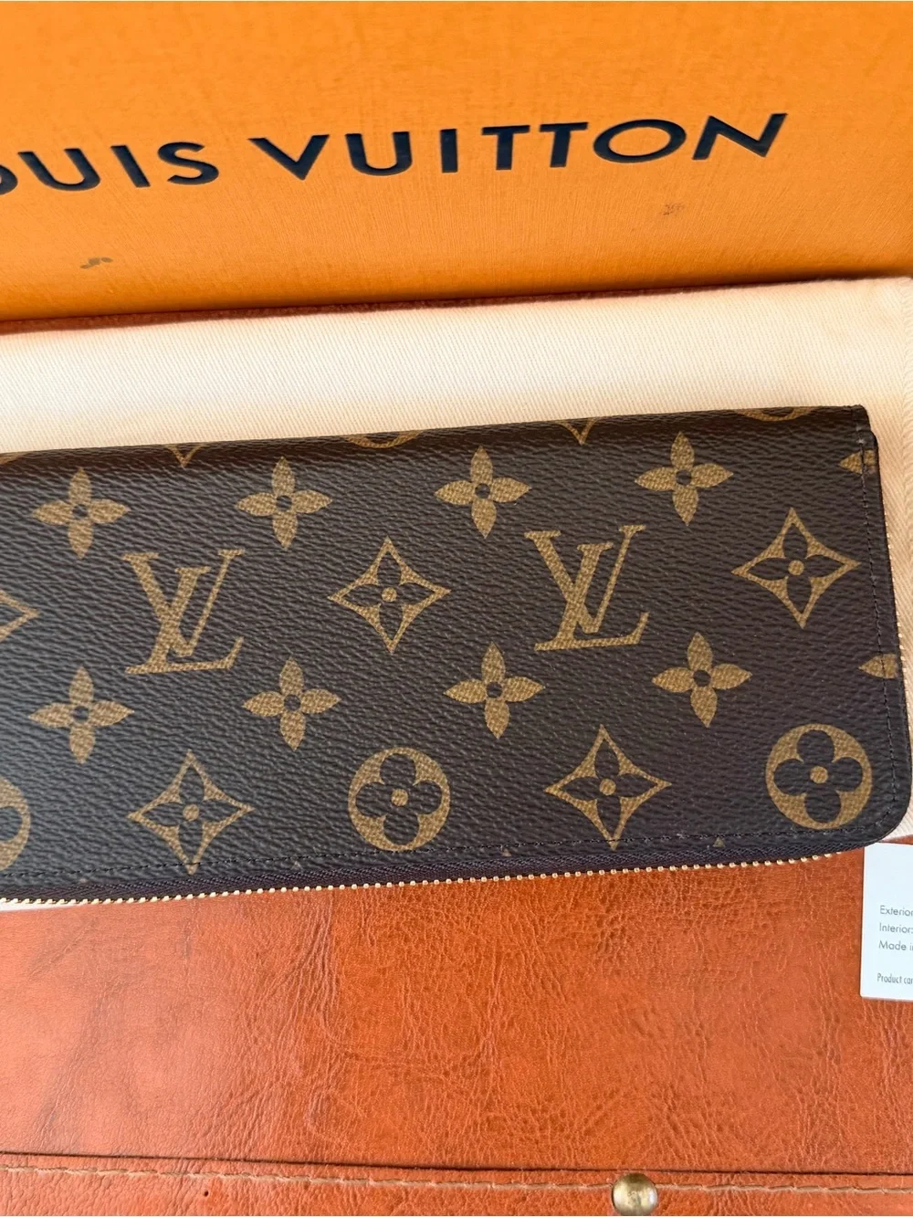Louis Vuitton Monogram Clemence Zippy Wallet